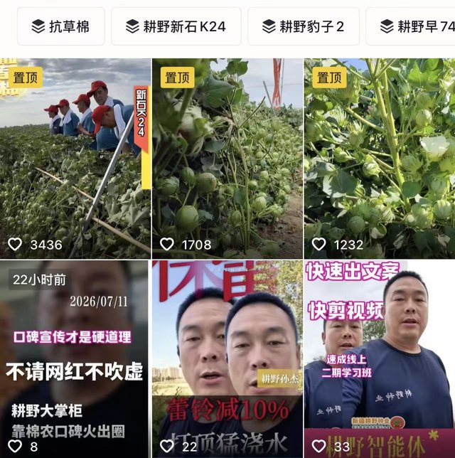 耕野孙杰抖音作品，均由神速智能体生成